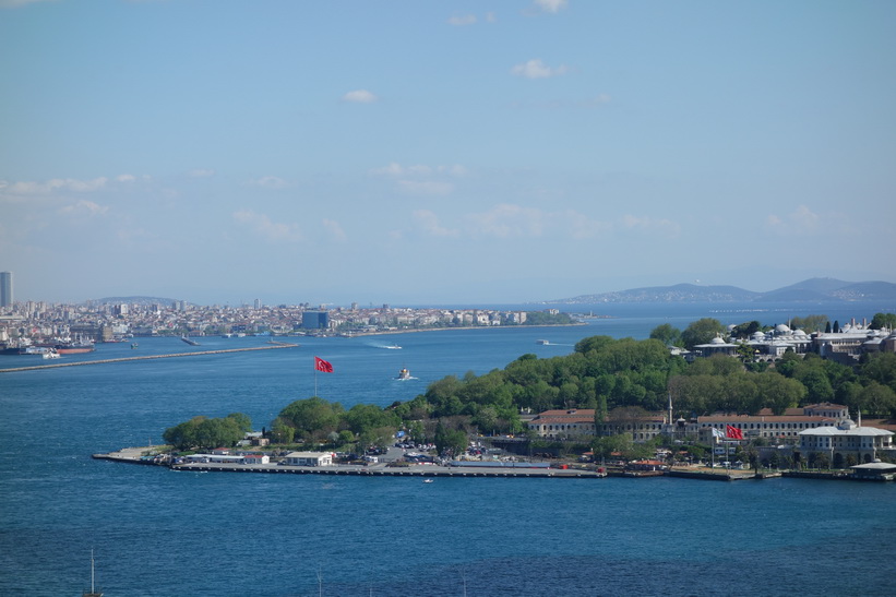 Utsikten från Galata Tower, Beyoğlu, Istanbul.