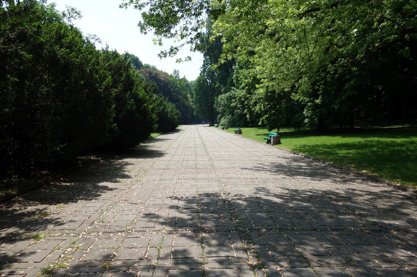 Park vid Warsaw Citadel, Warszawa.