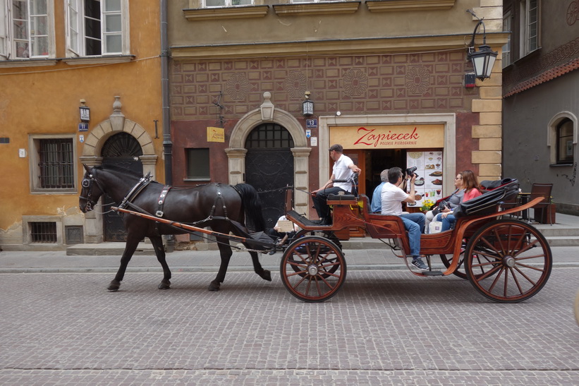 Gamla staden i Warszawa.