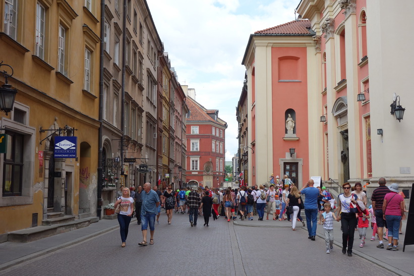 Gamla staden i Warszawa.