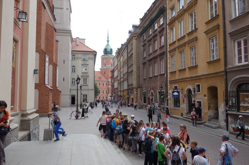 Gamla staden i Warszawa.