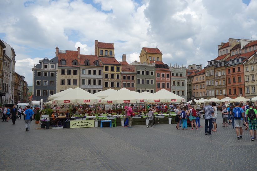 Gamla staden i Warszawa.