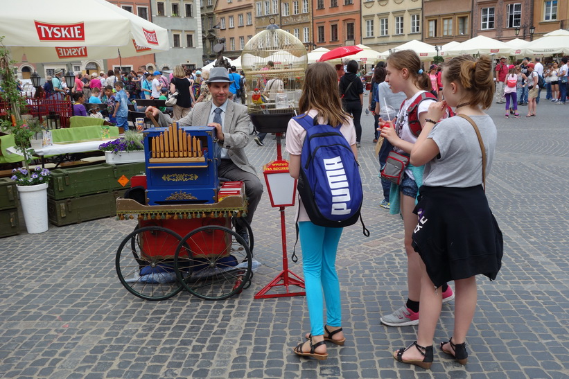 Gamla staden i Warszawa.