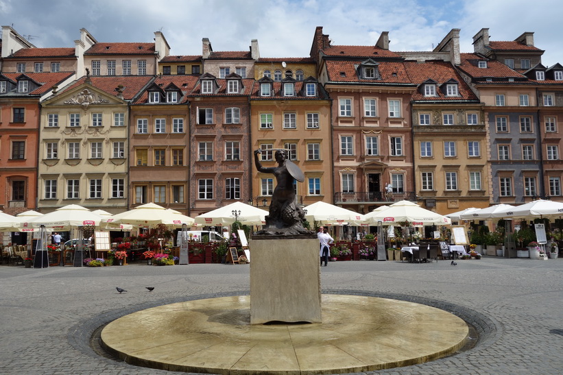 Gamla staden i Warszawa.