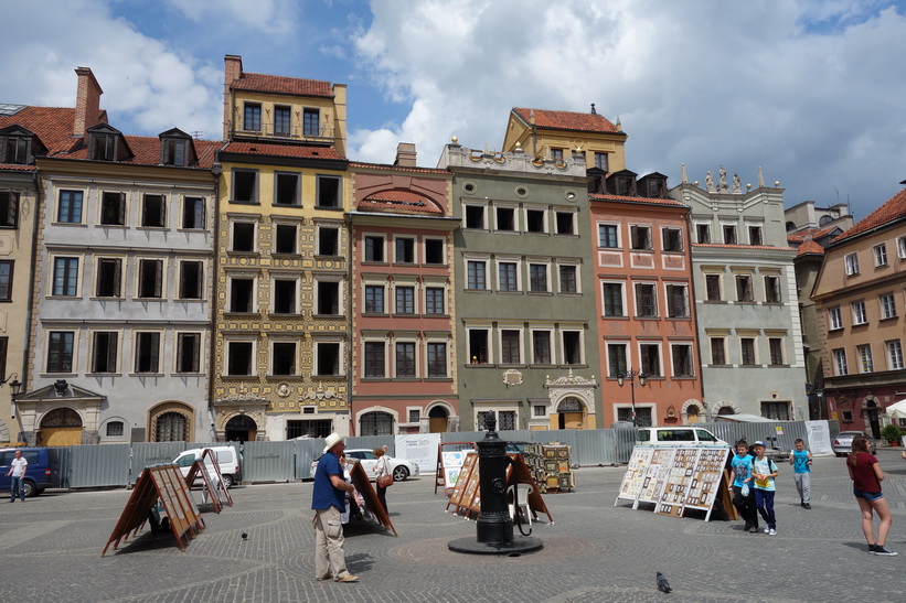 Gamla staden i Warszawa.