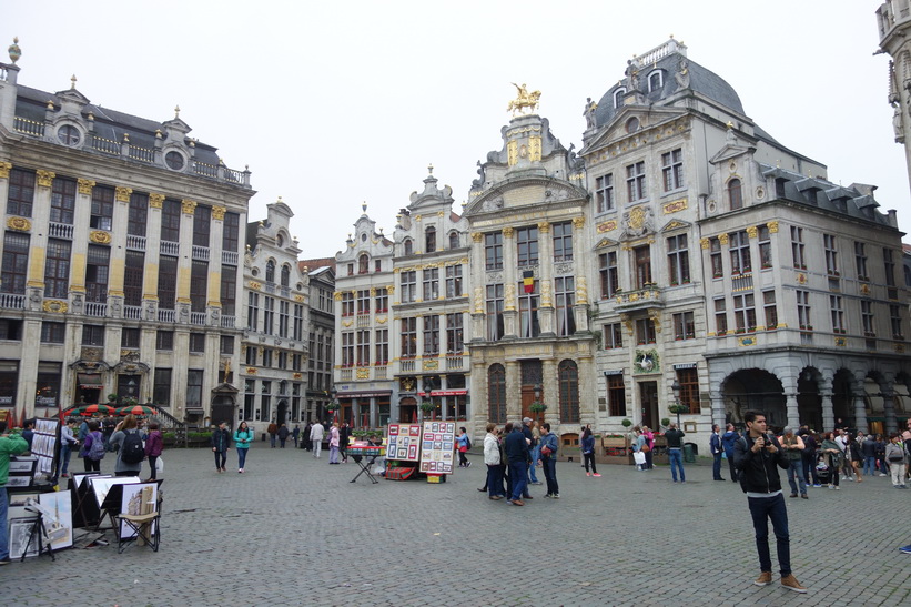 Magnifika Grand Place, Bryssel.