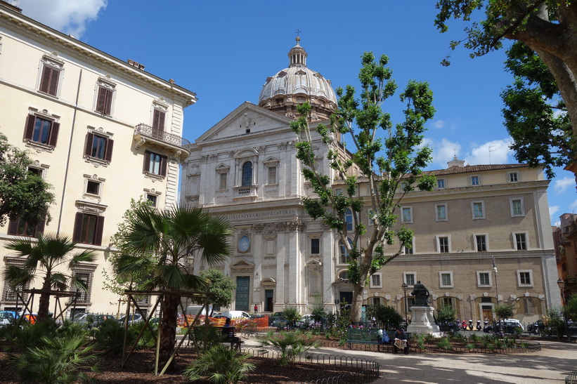 Torget Piazza Benedetto Cairoli, Rom.