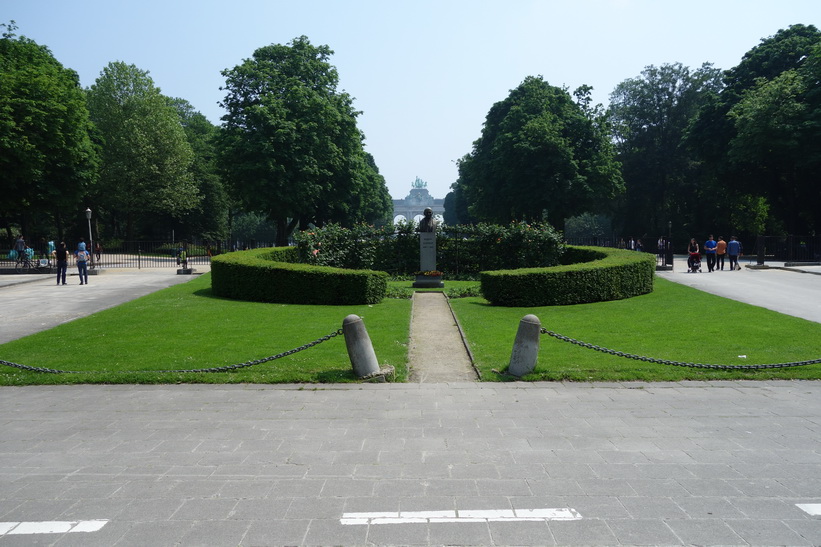 Parc du Cinquantenaire (Jubelpark), EU-området, Bryssel.