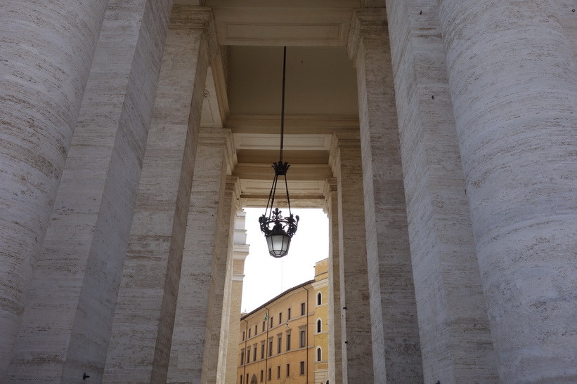 Kolonnaden, Petersplatsen, Vatikanstaten, Rom.