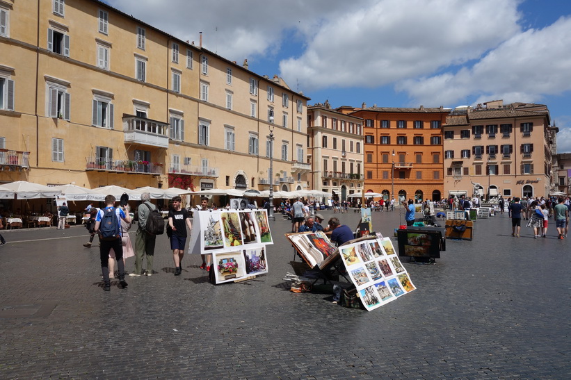 Torget Piazza Navona, Rom.