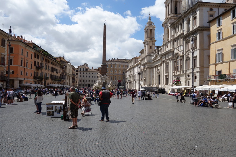 Torget Piazza Navona, Rom.