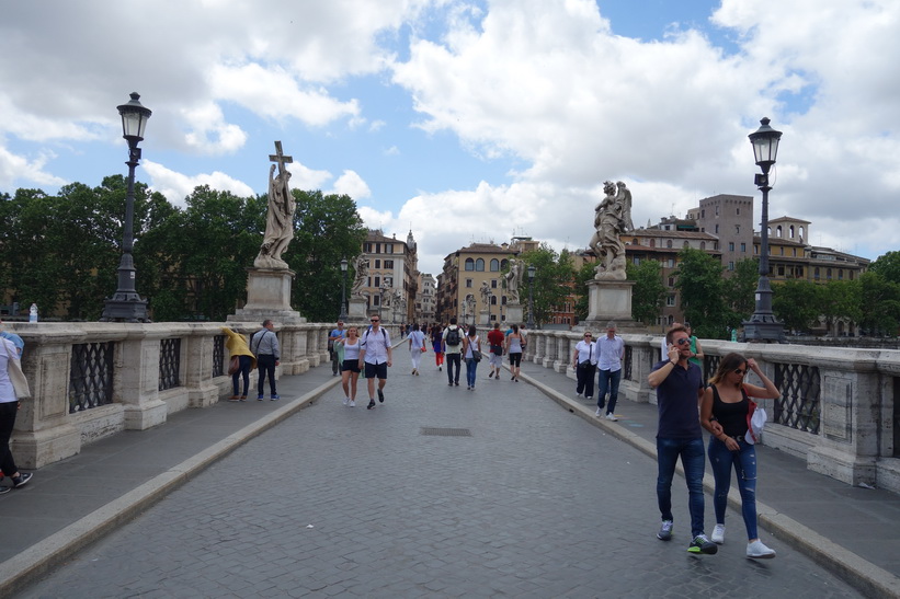 Bron Ponte Sant'Angelo, Rom.