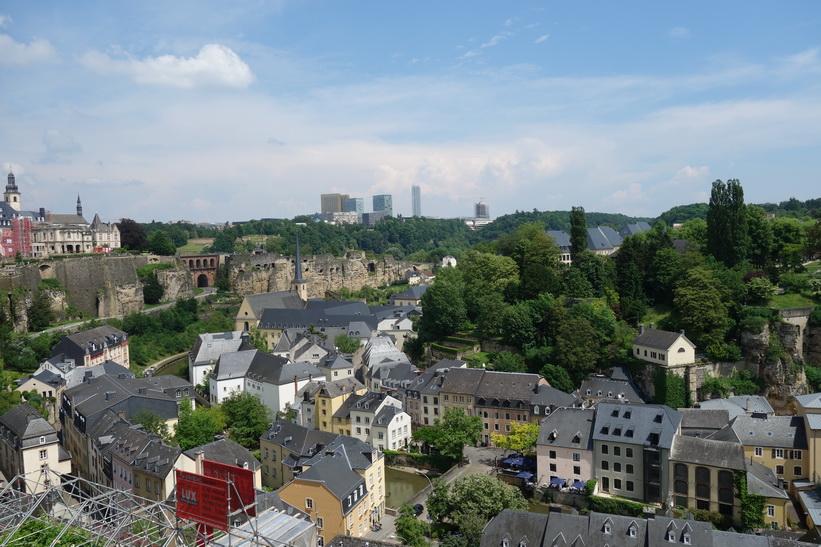 Chemin de la Corniche, Luxemburg city.