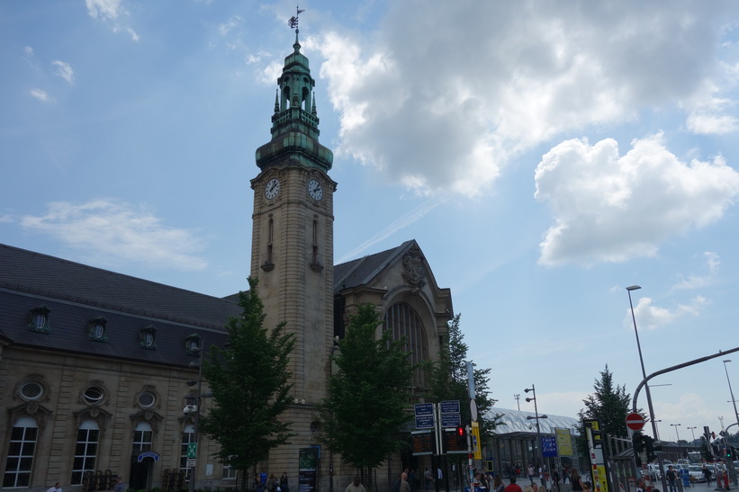 Tillbaka vid tågstationen i Luxemburg city för hemfärd till Bryssel.