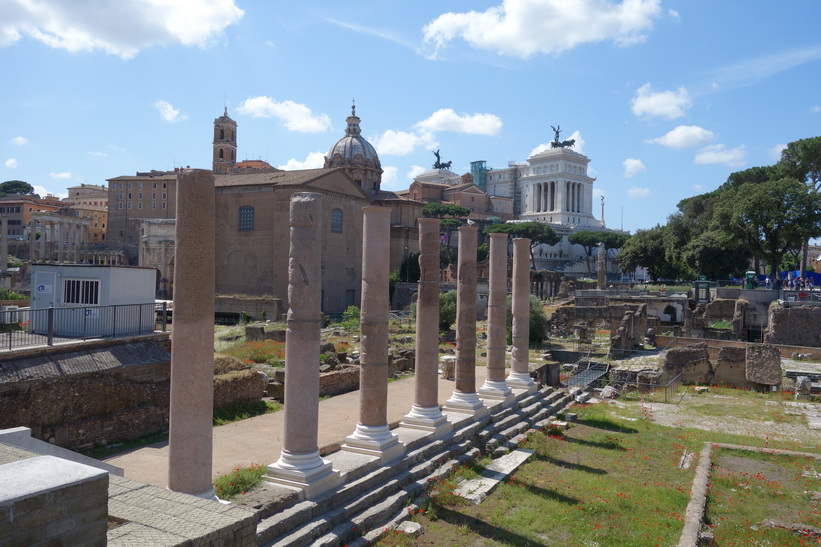 Det antika torget Forum Romanum, Rom.