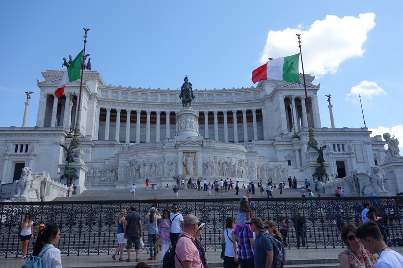 Altare della Patria, även känt som Monumento Nazionale a Vittorio Emanuele II, Rom.