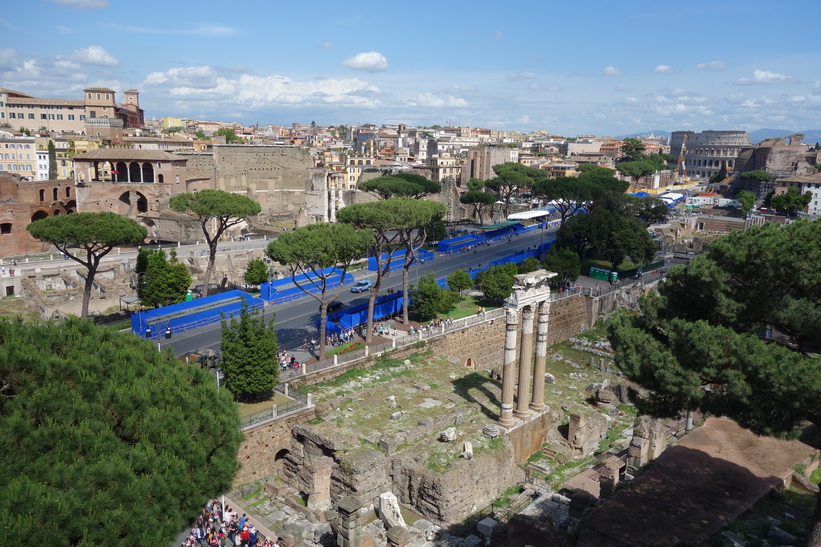 Utsikten från Altare della Patria, Rom.