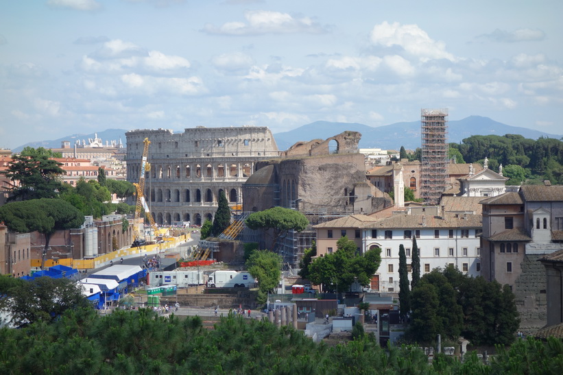 Utsikten från Altare della Patria, Rom.