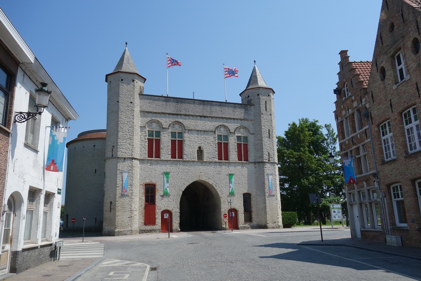 Kruis Gate, en av Brygges fyra kvarvarande stadsportar.