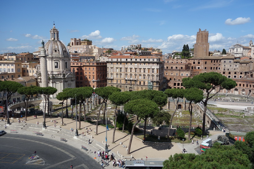 Utsikten från Altare della Patria, Rom.