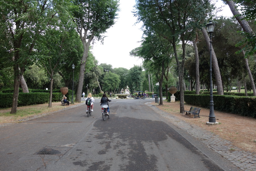 Parken Villa Borghese, Rom.
