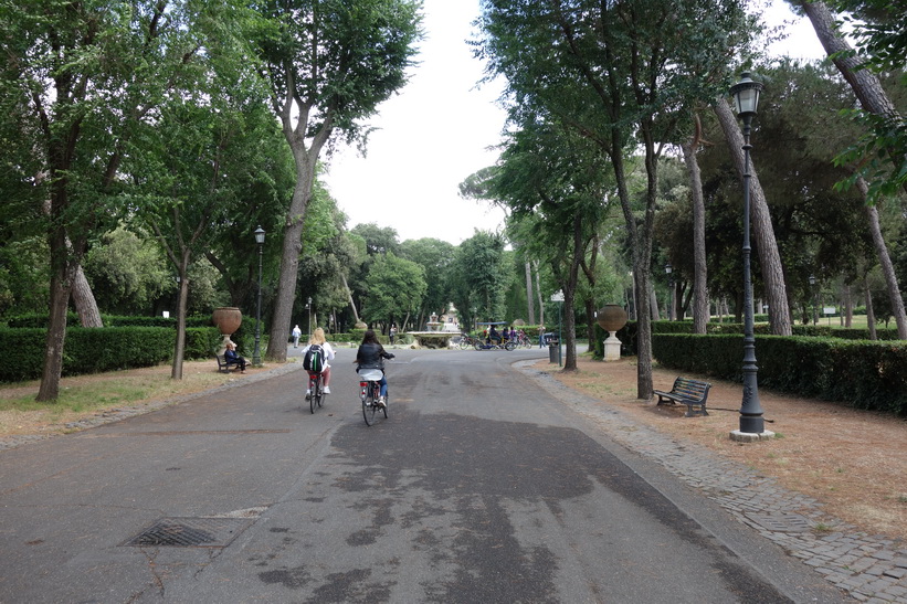 Parken Villa Borghese, Rom.