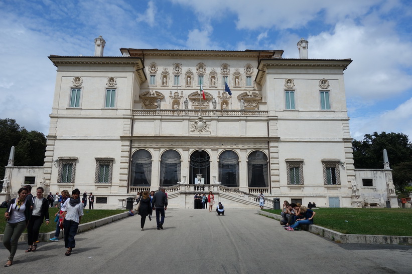 Galleria Borghese i parken Villa Borghese, Rom.