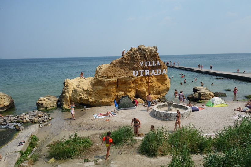 Otrada beach, Odessa.