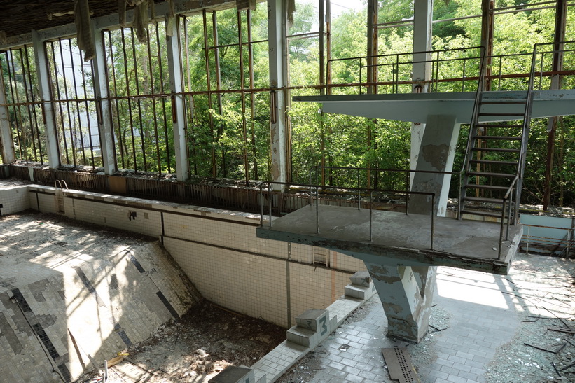Simhall i en av Pripyats många skolor.