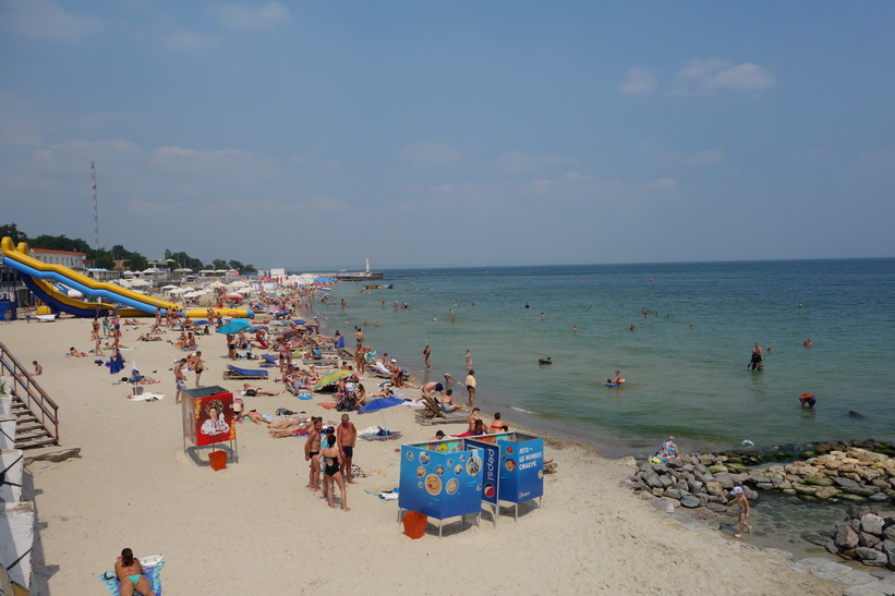 Otrada beach, Odessa.