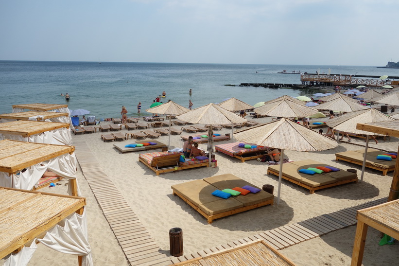 Otrada beach, Odessa.