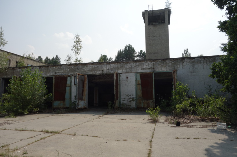 Brandstationen i Pripyat.