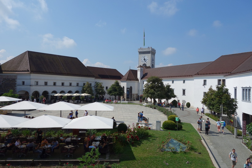 Slottsgården, Ljubljana Castle, Ljubljana.