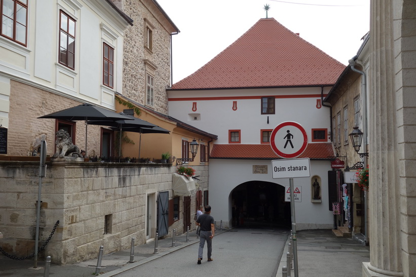 Stone Gate byggd på 1200-talet, Zagreb.