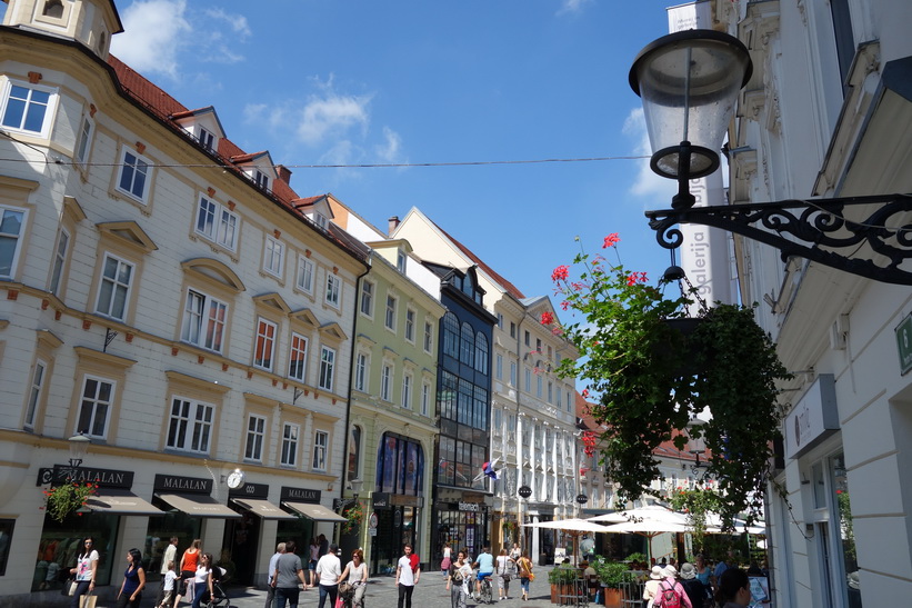 Stari trg, gamla staden, Ljubljana.