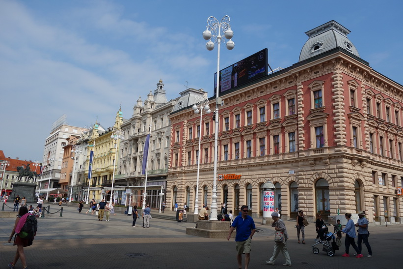 Torget Trg J. Jelačića, Zagreb.