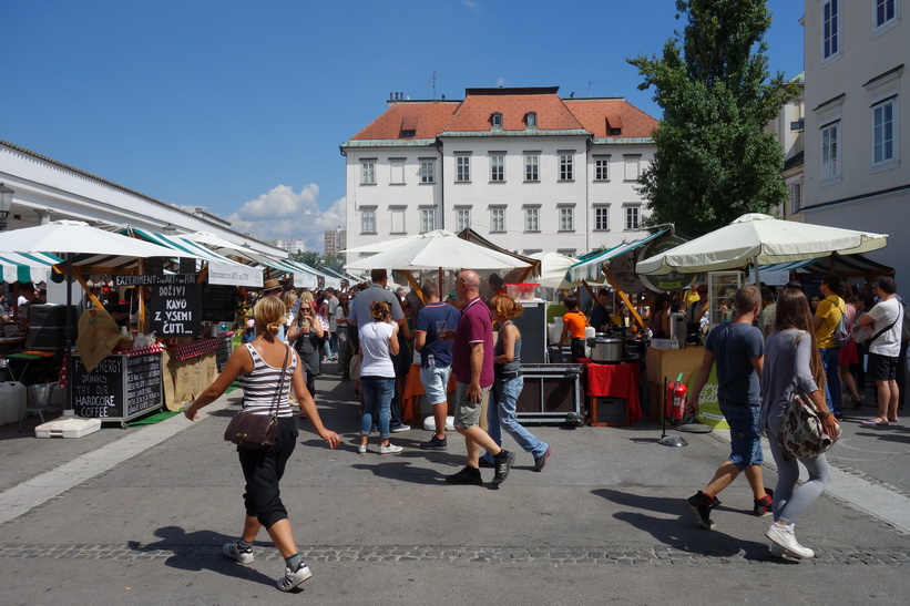 Central market, gamla staden, Ljubljana.