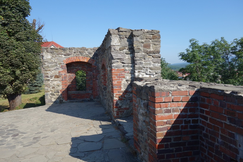 Del av slottsmuren, Uzhhorod Castle, Uzhhorod.