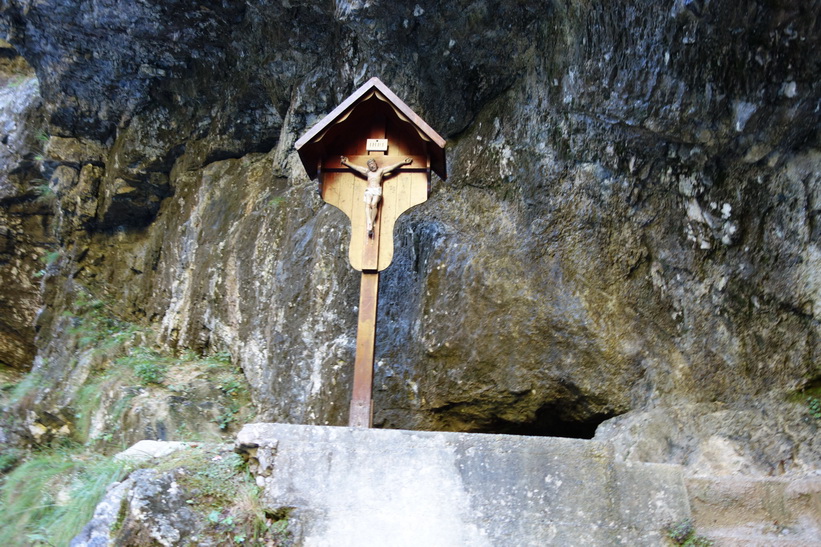 Jesussymbol, Vintgar Gorge.