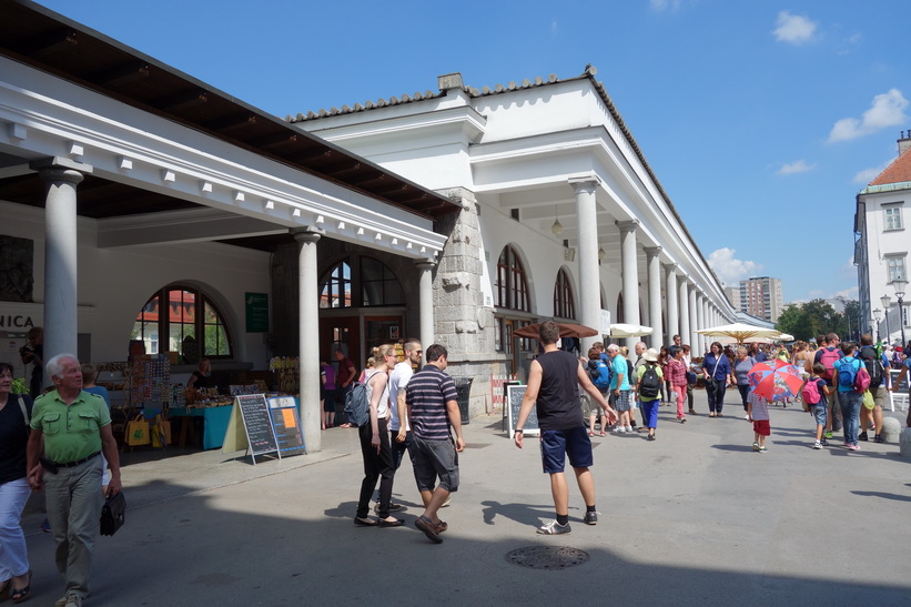 Central market, gamla staden, Ljubljana.