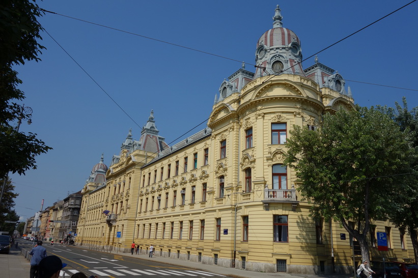 Arkitekturen i centrala Zagreb är fantastisk.