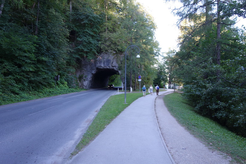 Cykel- och gångvägen runt Lake Bled.