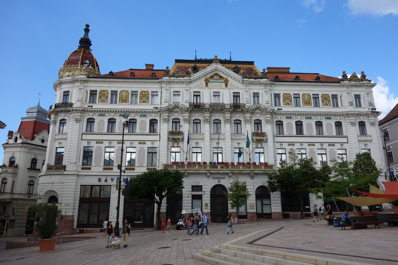 Arkitekturen i Pécs otroligt vackra centrum.