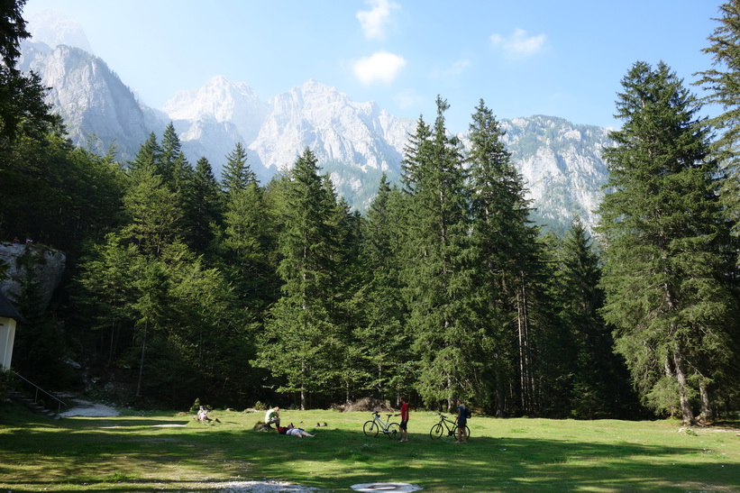 Julianska alpernas högsta berg Škrlatica med sina 2740 meter över havet.