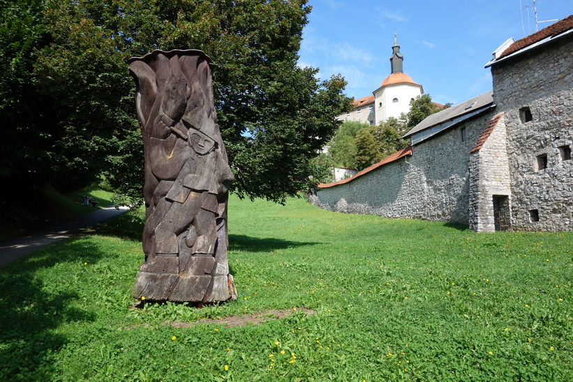 Vackra medeltida Škofja Loka.