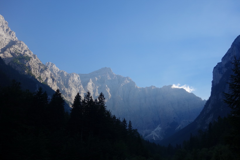 Sloveniens högsta topp Mount Triglav med sina 2864 meter över havet.