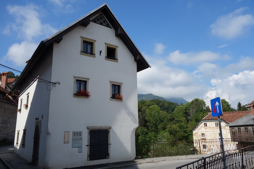 Vackra medeltida Škofja Loka.