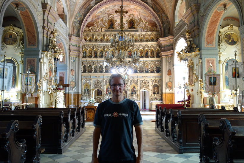 Stefan inne i Greek Catholic Cathedral, Uzhhorod.