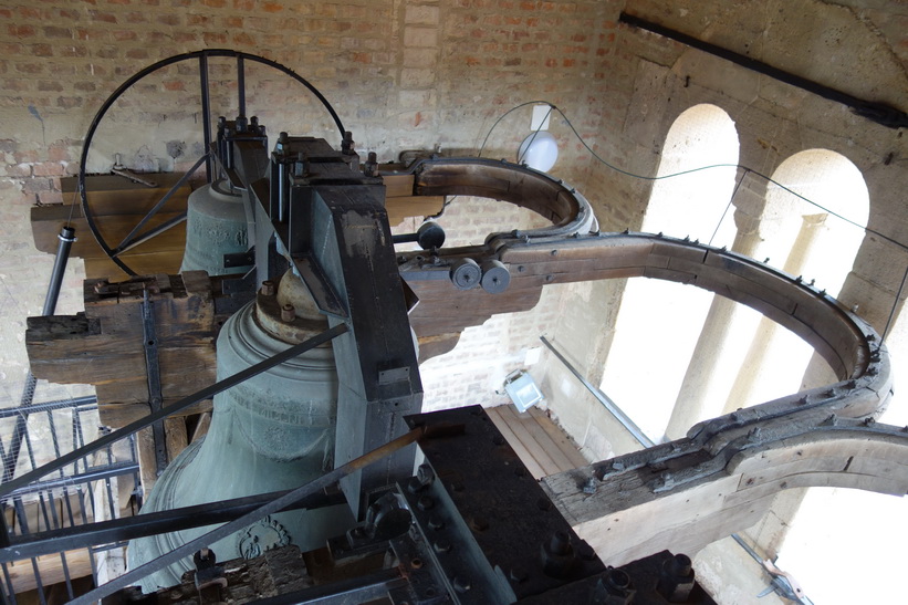 På väg upp i klocktornet, Basilica of St Peter, Pécs.