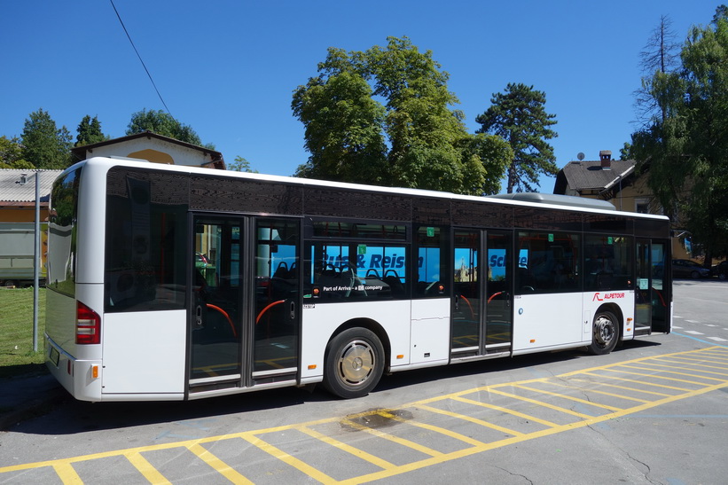 Busstationen i Bled.